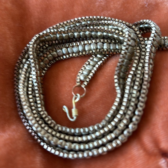 Wrap bracelet. Mixed metals. Fine work Lots of small details. - Picture 2 of 2